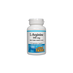 Л-Аргинин - L-Arginine 500 mg, 90 капсули Natural Factors