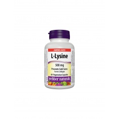 L-Lysine 500 mg - Л-лизин – Имунна система, 60 капсули