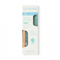 La Rosée Паста за зъби с БИО мента 75 ml х2 броя + Четка за зъби