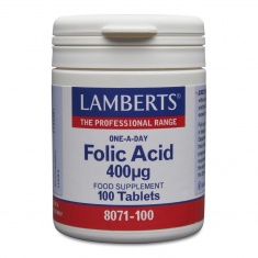 Lamberts Фолиева киселина 400 mg х100 таблетки