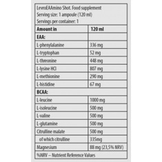 Levro EAAmino Shot | Essential Amino Acids / 24 х 120 ml