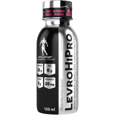 LevroHiPro Shot / 25 g of Hydrolyzed Beef Protein with Zero Sugar/ 120 ml