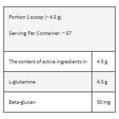 LevroSHIELD / Glutamine + Beta-Glucan / 300 gr