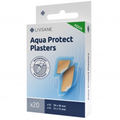 Livsane Аква пластири 2 размера х20 броя
