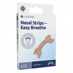 Livsane Назални пластири за лесно дишане х10 броя