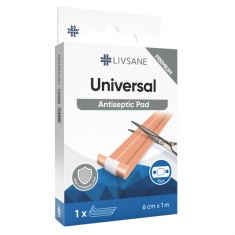 Livsane Premium Universal Лента пластир 6 cm x1 m