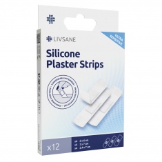 Livsane Sensitive Силиконови пластири 3 размера х12 броя