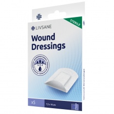 Livsane Стерилни пластир превръзки 7,5х10 cm х5 броя