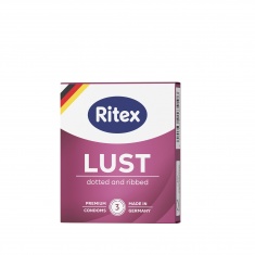 LUST – dotted and ripped презервативи х3 бр.