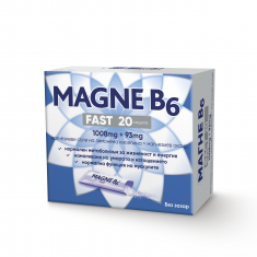 Магне B6 Fast без захар х20 сашета