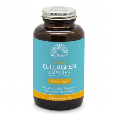 Mattisson Healthstyle Говежди Колаген (тип 1) с калций, магнезий, МСМ, витамин C и хиалуронова киселина x180 капсули