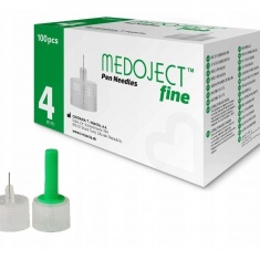 Medoject Fine Игли за инсулинова писалка Пен файн 33G 4mm - 100 броя