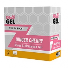 MelliGEL GingerCherry Енергиен меден спортен гел 32 g х12 броя