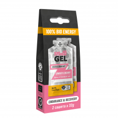 MelliGEL GingerCherry Енергиен меден спортен гел 32 g х2 броя