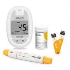 Microlife Insulini Система за мултимониторинг на кръвна захар, общ холестерол и пикочна киселина