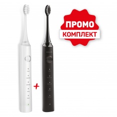 Microlife Промо комплект Clean S5 black + Clean S5 white - звукови електрически четки за зъби