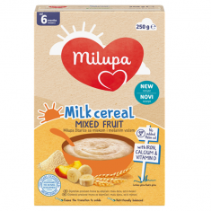 Milupa 6м+ Млечна каша плодове 250 g