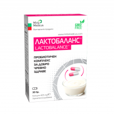 Mirta Medicus Лактобаланс Пробиотичен комплекс за здрава чревна флора 425 mg х30 капсули