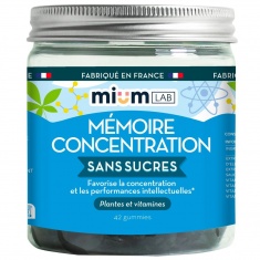 Mium Lab Gummies ПАМЕТ И КОНЦЕНТРАЦИЯ желирани дражета х42 броя
