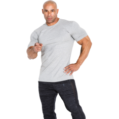 Мъжка тениска с къс ръкав / T-shirt 03 LM Classic - Light Grey