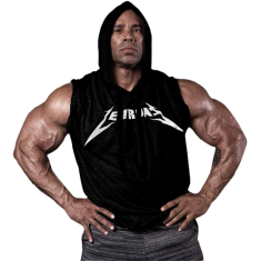 Мъжки суичър без ръкави / LM Hoodie Sleeveless Black