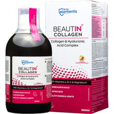 myelements Beautin Collagen с вкус на манго и пъпеш за здрави коса, кожа и нокти х500 ml