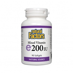 Витамин E (токофероли микс) 200 IU х90 софтгел капсули