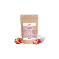 Натурален протеинов шейк на прах - Диетичен, полезен и засищащ, 450 g, с вкус на ягодово кисело мляко