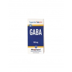 Нервна система - ГАБА (гама-аминомаслена киселина),100 сублингвални таблетки Superior Source