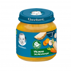 Nestle Gerber Пюре от зеленчуци със заешко 6м+ 125 g
