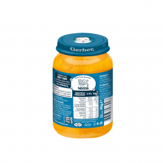 Nestle Gerber Пюре от сладък картоф с жълтък, кускус и червени чушки 8м+ 190 g