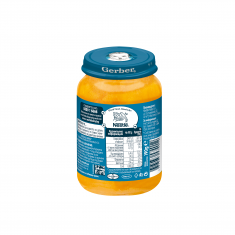 Nestle Gerber Пюре от тиква с морков, жълтък и нахут 7м+ 190 g
