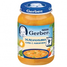 Nestle Gerber Пюре от зеленчуци със свинско 9м+ 190 g
