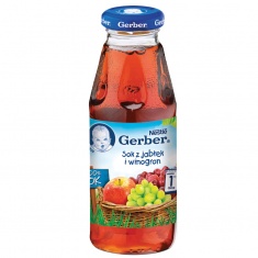 Nestle Gerber Сок от ябълки и череши 300 ml