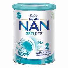 Nestle Nan 2 Optipro Адаптирано мляко 800 g