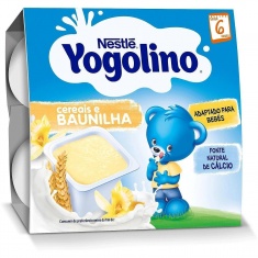 Nestle Yogolino грис ванилия 100 g x4 броя