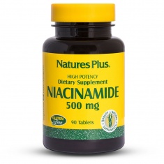 НИАЦИН - Витамин Б3 / NIACIN - NaturesPlus (90 табл)