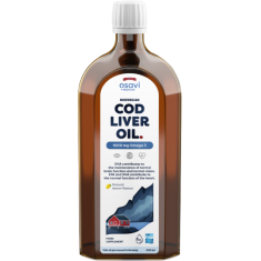 Norwegian Cod Liver Oil | Lemon Flavored Liquid Omega x 0.500 ml