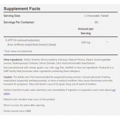 Now - 5-Htp 100 Мг - 90 Chewable Lozenges