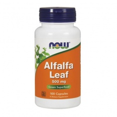 Now - Alfalfa Leaf (Люцерна) 500 Мг - 100 Капсули