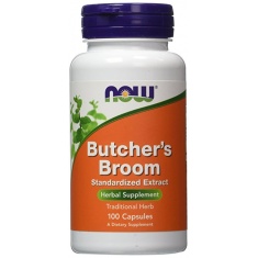 Now - Butcher's Broom 100 Мг - 100 Капсули