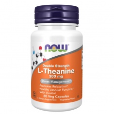 Now - L-Theanine 200 Мг - 60 Капсули