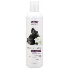 Now - Почистващ Гел За Детоксикация С Въглен - Detox Cleanser Charcoal - 237 Ml