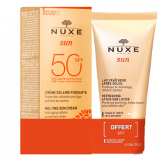 Nuxe Sun SPF50 Слънцезащитен спрей + Деликатен крем за лице SPF50