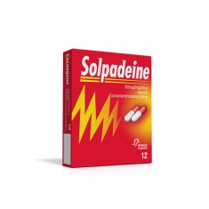 Солпадеин при болка и висока температура 12 капсули