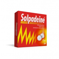 Солпадеин Разтворими таблетки при болка и висока температура 24 броя