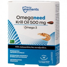 Omeganeed Масло от Крил 500 mg х30 меки капсули 