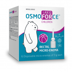 Osmoforce Lax G Микро клизма за деца х6 броя