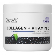 OstroVit Collagen + Vitamin C Касис 200 g