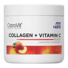OstroVit Collagen + Vitamin C Праскова 200 g